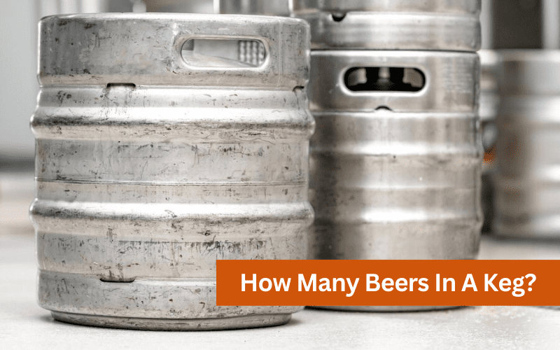 how many beers in a keg