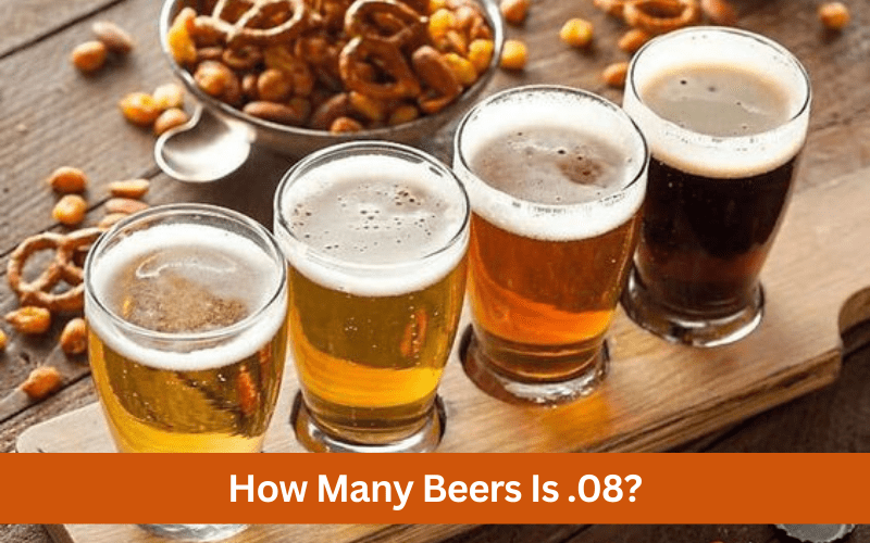 how many beers is .08