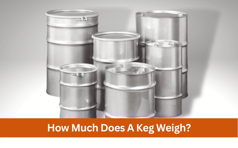 how much does a keg weigh