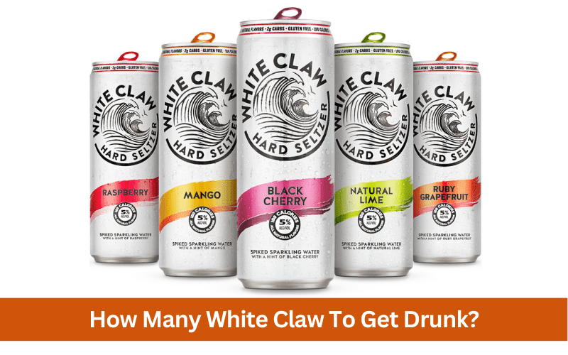 how many white claw to get drunk