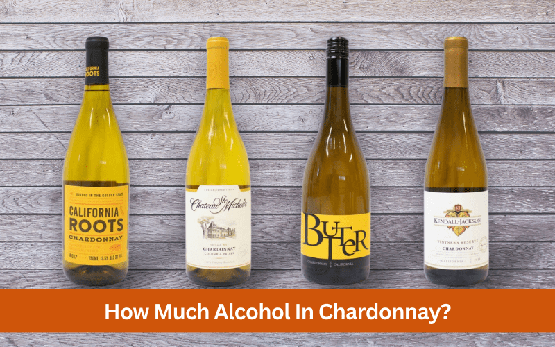 how much alcohol in chardonnay