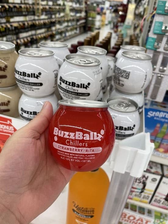 red buzzballz flavor