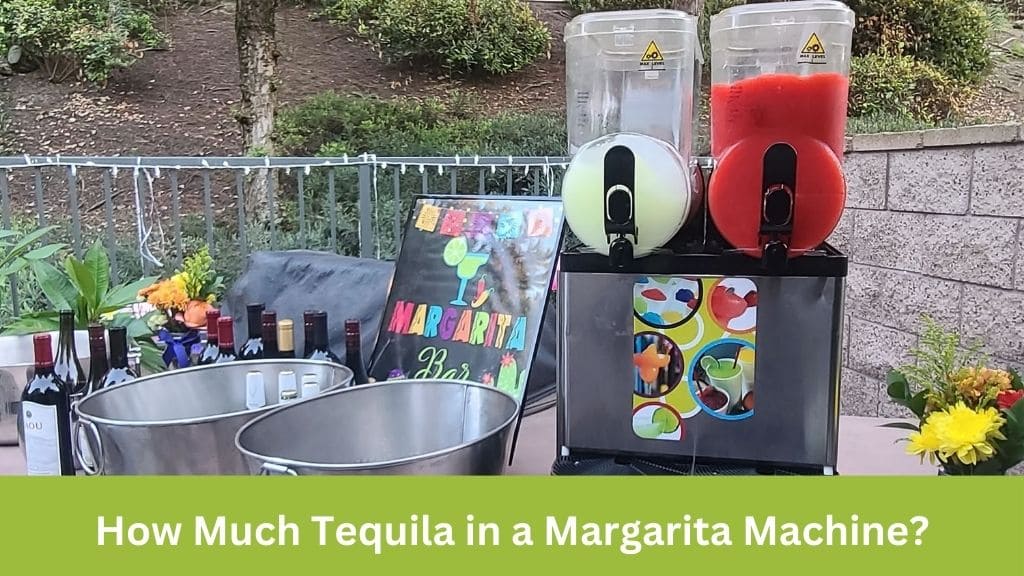 how much tequila in a margarita machine
