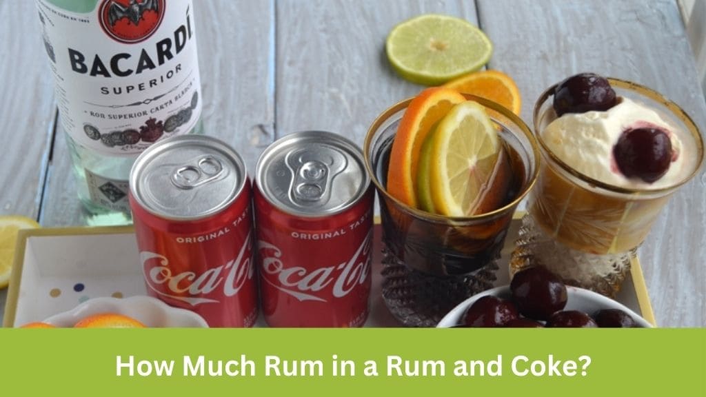 how much rum in a rum and coke