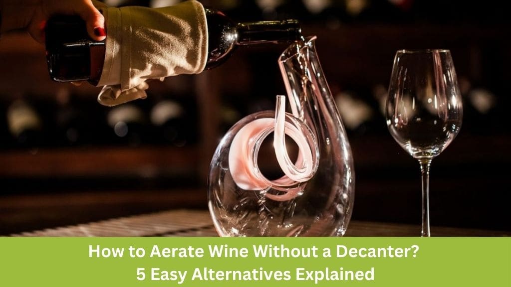 How to aerate wine without a decanter