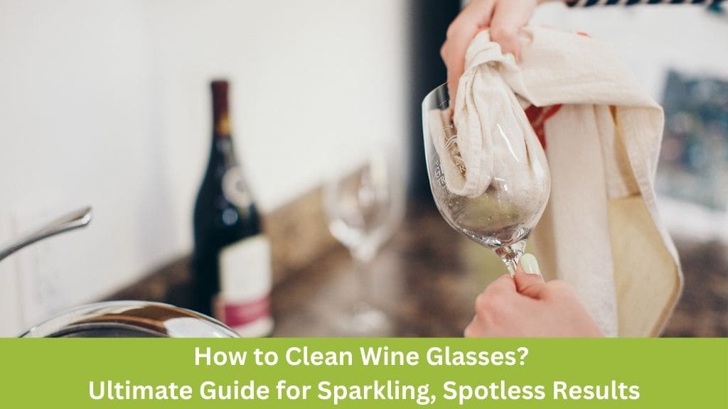 how to clean wine glasses